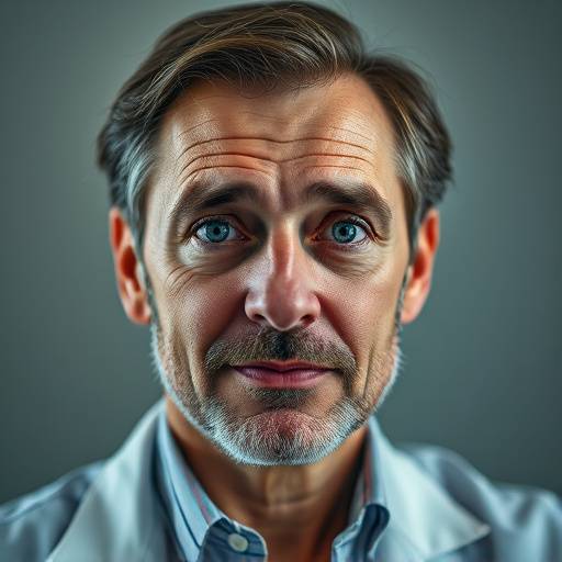 Portrait de Alain Bernard, professeur de techniques narratives, regardant la caméra avec assurance.